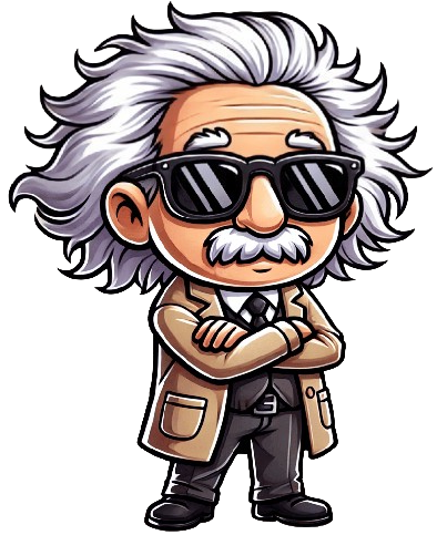 Einstein Behind Hero